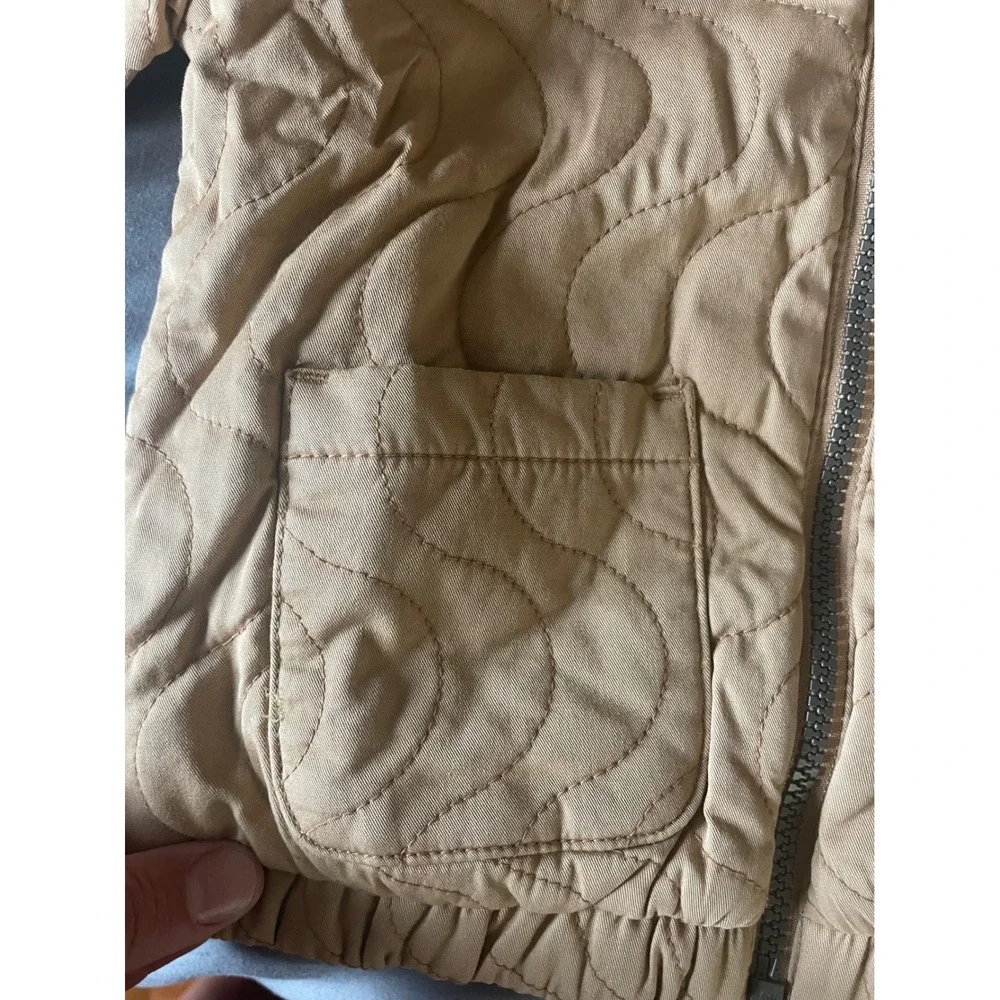 Old Navy Toddler Quilted Hooded Jacket Graham candy color‎ NEW 5T